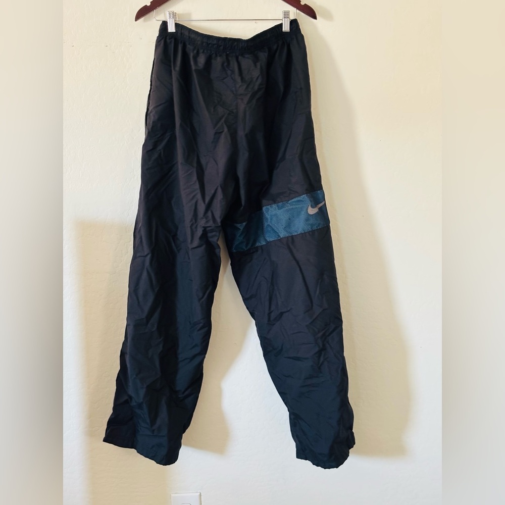 Nike Black Pants with Blue Detail